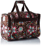 World Traveler Women'S Value Series 16-Inch Carry Duffel Bag, Brown Daisy, One Size