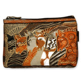 Laurel Burch Mythical Horses Cosmetic Purse (Brown Horse A)