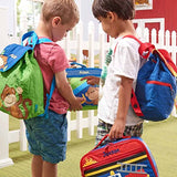 DIBSIES Personalization Station Personalized Stephen Joseph Fire Truck Embroidered Backpack