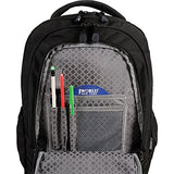 J World New York Setbeamer Rolling Backpack With Lunch Bag (Black)