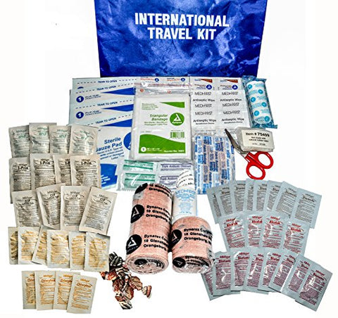 Medique 77501 International Traveler First Aid Kit with Polybags