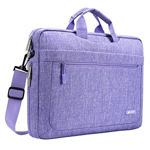 Mosiso Polyester Messenger Laptop Shoulder Bag Compatible 11.6-13.3 Inch Macbook Air, Macbook