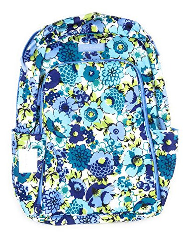Vera Bradley Laptop Backpack Blueberry Blooms