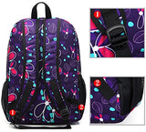 Scarleton Patterned Backpack H204016 - Purple