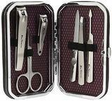 Ben Sherman Edgeware 6-Piece Personal Grooming Set with Carrying Case in Black