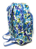 Vera Bradley Campus Backpack With Solid Color Interior (Updated Version) (Blueberry Blooms With
