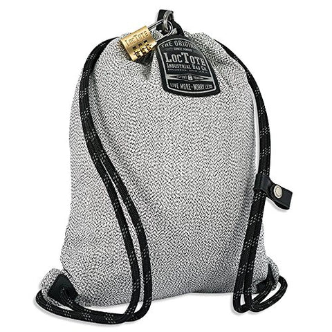 LOCTOTE Flak Sack SPORT - Lightweight Theft-Resistant Drawstring Backpack