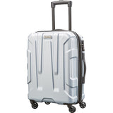 Samsonite 102689-1776 Centric Hardside 24 Inch Luggage - Silver Blue Bundle w/Deco Gear Luggage Accessory Kit (10 Item)