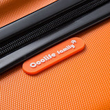 COOLIFE Luggage 3 Piece Set Suitcase Spinner Hardshell Lightweight TSA Lock (Family Set-blue1)