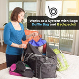 bago 4 Set Packing Cubes for Travel - Luggage & Suitcase Organizer - Cube Set