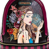 Dual Compartments Bohemian Design Backpack With Adjustable Backpack Straps