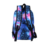 Qushy My Hero Academia Backpack School Bag Starry Sky Kid Adult Bookbag Daypack