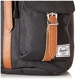 Herschel Dawson Backpack, Black/Tan Synthetic Leather, Classic 20.5L