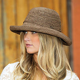 Wallaroo Women'S Catalina Sun Hat - Handwoven Twisted Raffia Sun Hat, Mushroom