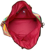 Sydney Love Canvas Stripe Overnight Bag Travel Tote,Multi,One Size