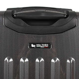 Mia Toro Mia Tor Italy Fonte Hardside 28 Inch Spinner, Silver