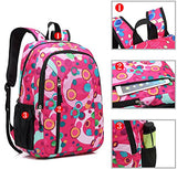 Scarleton Patterned Nylon Backpack H203812 - Rose