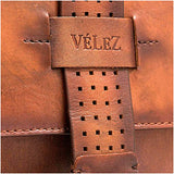 VÉLEZ 20238 Men Genuine Leather Crossbody Bag | Bandolera De Cuero Honey