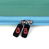 Kroo 11" Neoprene Messenger Bag Sleeve With Front & Rear Pockets, Green