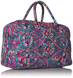 Vera Bradley Iconic Compact Weekender Travel Bag, Signature Cotton, Kaleidoscope