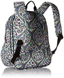 Vera Bradley Campus Tech Backpack in Paisley Stripes Signature Cotton