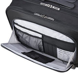 Delsey Luggage 4 Wheel Spinner Mobile Office-Exclusive Briefcase, Black, One Size