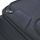 Delsey Luggage Sky Max 3 Piece Spinner Luggage Set, Black