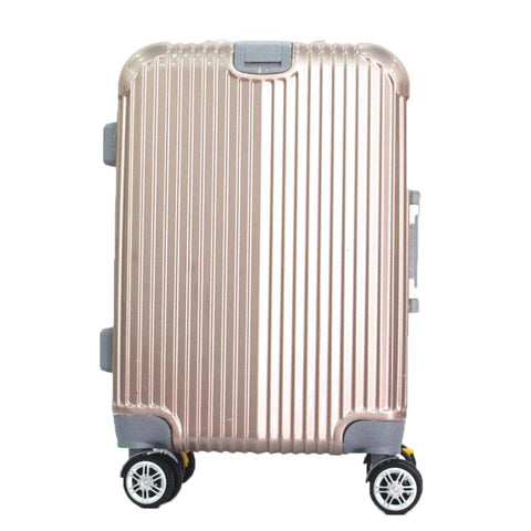 Boarding Suitcase, Wear-Resistant Trolley Case 20 Inch 24 Inch Zipper Suitcase, Checked Suitcase, Black, 20"