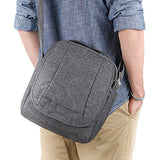 Pacsafe Metrosafe Ls200 Medium Crossbody Bag Messenger Bag, 29 Cm, 7 Liters, Grey (Dark Tweed 123)