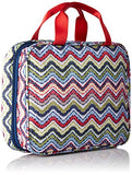 Baggallini Deluxe Travel Cosmetic, Wave Print Multi