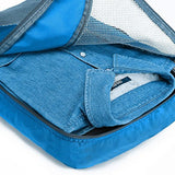 G4Free Packing Cubes 4pcs Value Set for Travel,Helpful Packing Bags(Blue)