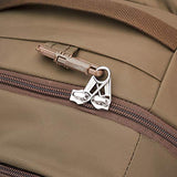 Pacsafe Metrosafe LS450 25 Liter Anti Theft Laptop Backpack - with Padded 15" Laptop Sleeve, Adjustable Shoulder Straps, Patented Security Technology (Khaki), Earth Khaki