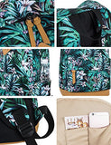 Bookbag For Teens, Floral Backpacks College Laptop Daypack Travel Bags By Leaper (Large, Floral )