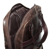 Piel Leather Vintage Laptop Carry-All Convertible Backpack, Vintage Brown, One Size