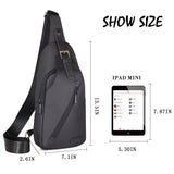 LST Sling Bag Water Resistance Crossbody Chest Backpack Outdoor Cycling Chest Shoulder Unbalance Gym Fashion Bags Sack Satchel for Men & Women