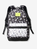 Victoria 's Secret PINK Campus Backpack Black Floral Zipper Bag