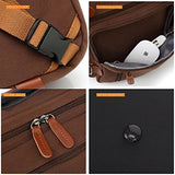 Coolbell Convertible Backpack Messenger Bag Shoulder Bag Laptop Case Handbag Business Briefcase