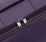 AmazonBasics Belltown Softside Rolling Spinner Suitcase Luggage - 29 Inch, Heather Purple