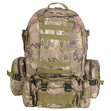 Aw Wild Pythons Grain Waterproof Camping Bag 23X19X5.5" Backpack For Travel Hike Camp Climb