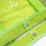 Mesh Beach Bag with Cooler Insulated Lightweight and Foldable with Durable Zipper Picnic Tote