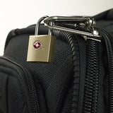 Lewis N. Clark Tsa-Approved Mini Brass Square Luggage Padlock, Bronze