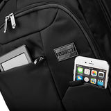 Vangoddy Jet Black Executive Anti-Theft Laptop Backpack For Lenovo Ideapad / Yoga / Flex /