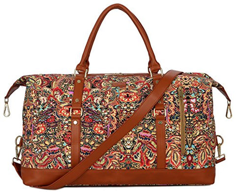 Baosha Oversized Hb-14 Travel Duffel Bag Carry On Weekender Overnight Bag For Women (Multicolour)
