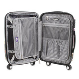 J World New York Art Polycarbonate Carry-On Luggage, Time Square