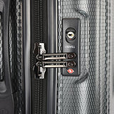 Traveler’S Choice New London 100% Polycarbonate Trunk Spinner Luggage - Gray ( 26-Inch )