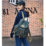 K-mover Women's And Girl's Denim Backpack School Bag Travel Bag Shoulder Bag (Deep blue)