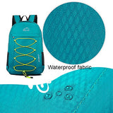 Packable Handy Lightweight Foldable Back Pack Outdoor Travel Carry On Daypack Backpack (Purple)