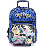 Pokemonpokemon Large School Backpack 16" Book Bag Ivysaur Charizard Blastoise (Rolling)