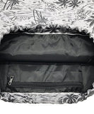 Samgoo Drawstring Bag Canvas Lightweight Coconut Palm Tree Printing Art Gym Sack Sport Bags