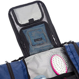 eBags Pack-it-Flat Hanging Toiletry Kit for Travel - (Denim)